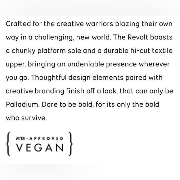 Palladium Revolt Hi TX boots combat hiking boots in Olive. Gorpcore sz 9. New - Picture 4 of 10